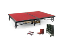 Escenario portátil de aluminio al aire libre de la Plaza Roja plegable de acero del hierro