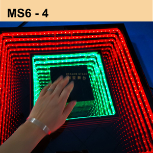 Pista de baile de inducción 3D Pista de escenario de acrílico Etapa LED MS6-4