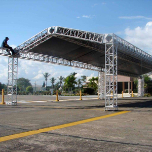 Truss de iluminación de techo triangular de aluminio de calidad para eventos