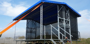Sistema de braguero de escenario de aluminio al aire libre para eventos de conciertos de música