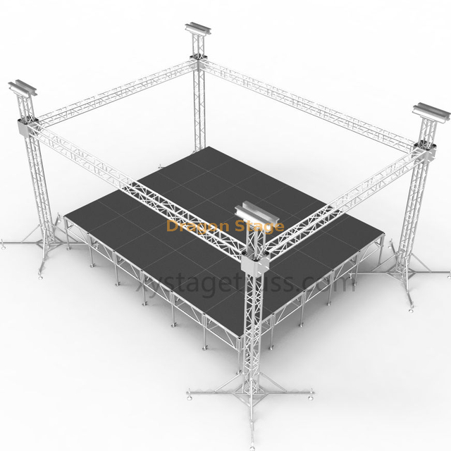 Braguero de iluminación portátil de aluminio de una sola iglesia cuadrada el 10x8x8m