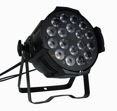 18 cuentas cinco en uno de aluminio fundido Par luces telón de fondo Led Par luz