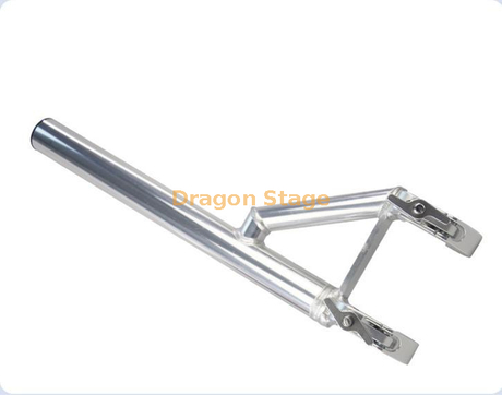 Poste de armadura de aluminio con brazo de sujeción
