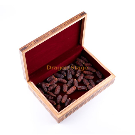 KSA Riyadh temporada caja de chocolate de madera caja de regalo de ramadán caja de ramadán de Londres amarilla