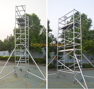 Torre de unidad de andamio individual de aluminio de 0,75 x 2 x 8,5 m a la venta