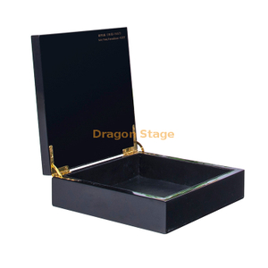 Caja de madera personalizada de fábrica, caja de fecha dulce de madera de alto brillo árabe saudita para regalo