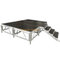 Plataforma de mini etapa móvil de 4x4 pies de aluminio para el espectáculo de 3.66x2.44m altura 0.6-1m