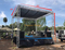 Escenario portátil de aluminio con armazón de techo para DJ 4x4x3m