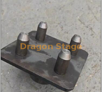 Horquilla de espiga de escenario Ringlock de acero resistente 