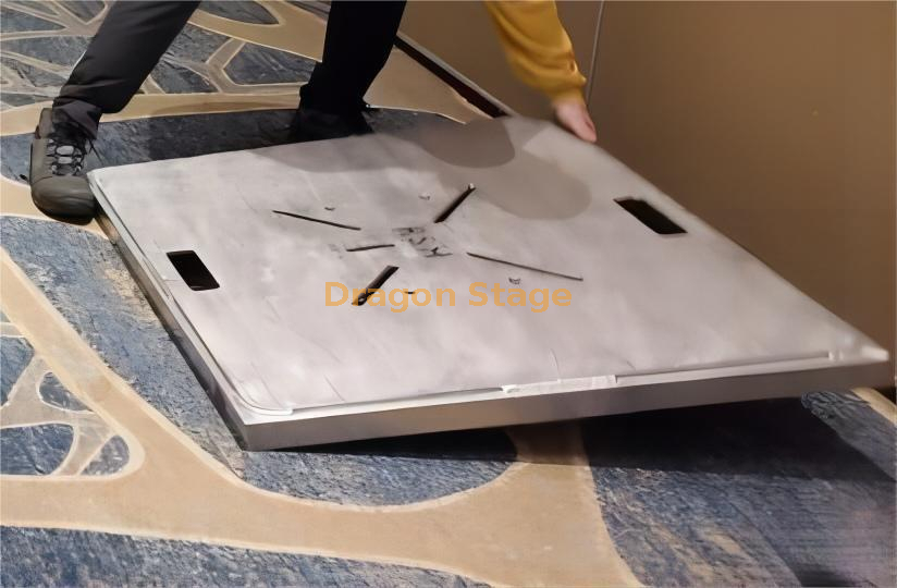 Placa base de aluminio para truss de perno