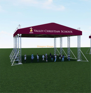 Deportes escolares Borgoña Top Truss System 90x50x26ft