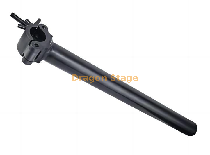 Brazo de auge de aluminio negro 600 mm