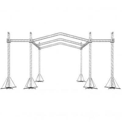 Sistema de techado de escenario Truss Tower con paquete de armadura de exhibición de segmentos cuadrados de 9,84 pies y 7,05 pies