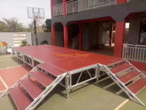 Plataforma de escenario exterior de aluminio personalizada 5x4m Tarima Para Eventos