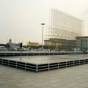 Sistema de acero al aire libre de la etapa de la plataforma de Layher para el uso el 18.3x12.2m del evento