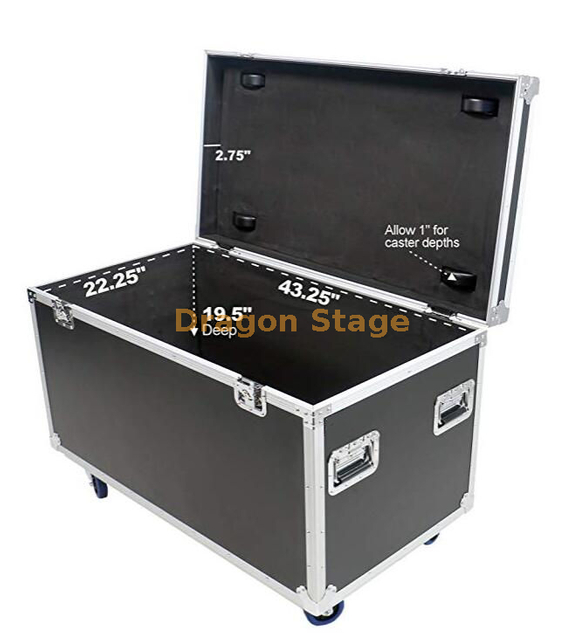 Caja de vuelo personalizada para eventos DJ Road Plywood a la venta