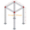 200x200mm mini ardor de truss stand truss 3x3x5m