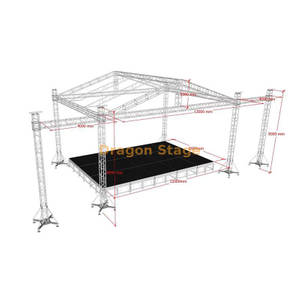 Evento de aluminio Iluminación de iluminación de la etapa de 13x9x8m