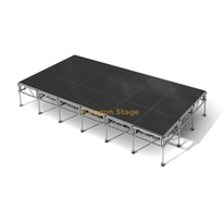 Plataforma modular de aluminio para escenario de concierto 7,32x3,66m （24x12ft）