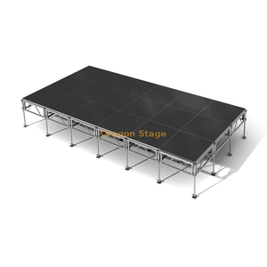 Plataforma de escenario de concierto modular de aluminio 7.32x3.66m （24x12ft）