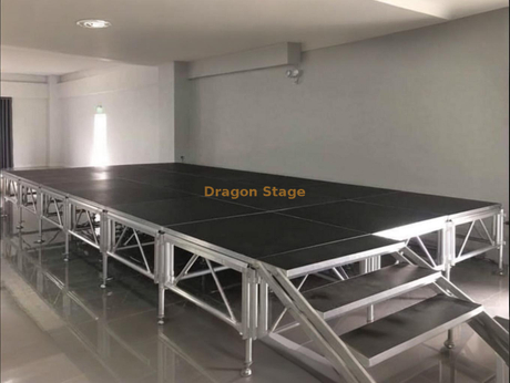 Evento ajustable de aluminio Etapa 7.32x3.66m (24x12 pies)