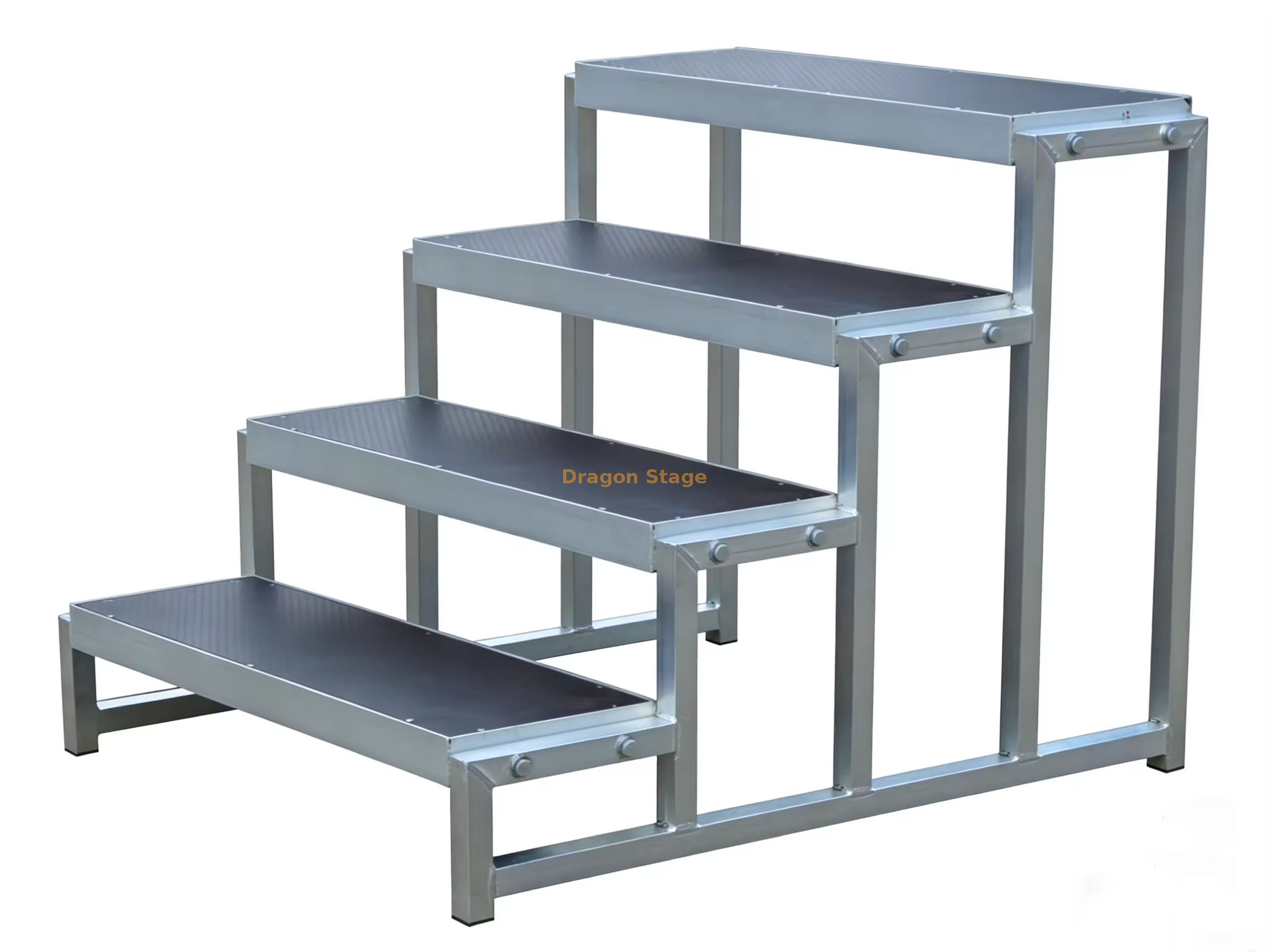 Plataforma de escenario antideslizante 4 escalones 