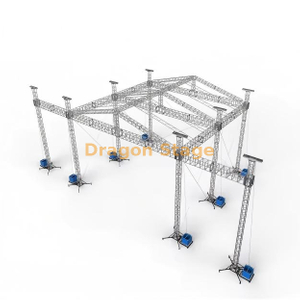 Escenario de armadura de techo con altavoz de 6 m de ancho resistente, 12 x 10 x 8 m