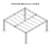 6x6x3m Curso de obstáculos Ninja Warrior Truss Frame