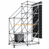 Sistema colgante LED Ringlock de 2x4x8m con torre de lastre auxiliar y armazón voladizo de 400 mm