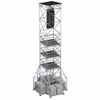Torre colgante Ringlock Line Array de 14 m de altura con 4 plataformas de trabajo, lastre y techo impermeable