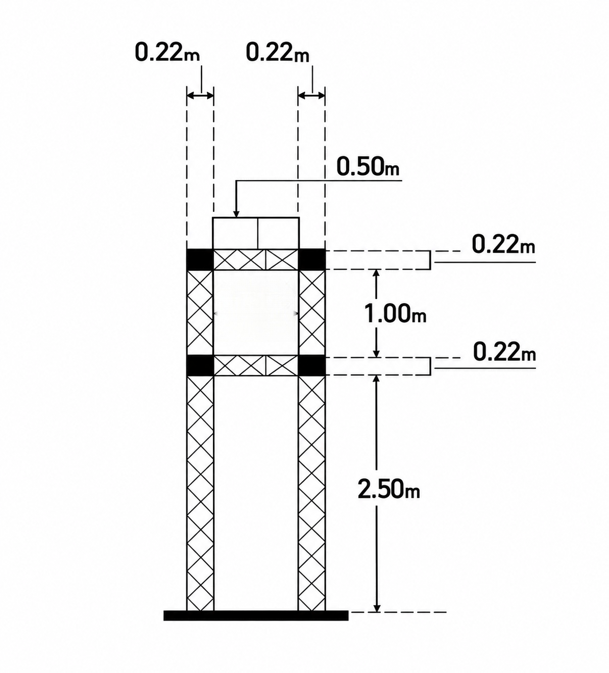 P&oacute;rtico de entrada con armaz&oacute;n de espiga de aluminio de 6x1,5x4m para eventos deportivos.png