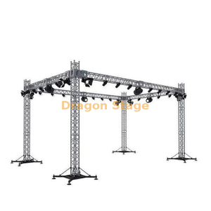 Sistema de armazón de iluminación de aleación de aluminio para montaje en escenarios y eventos (sistema de armazón con espiga de 5x5x3m)