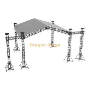 Sistema de techo con sombrilla plana profesional de 10x8x6m con alas PA