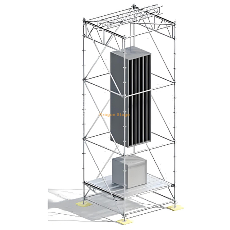 Juego de torre de sonido Ringlock de 6 m de altura