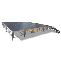 4. Plataformas de escenario para interiores y exteriores