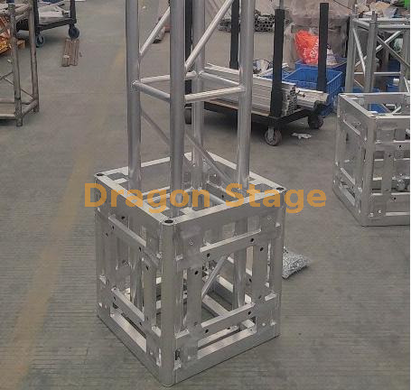 Sistema de levantamiento de armadura de fábrica Bloque de manga de aluminio para truss de tornillo 300 mm 400 mm 500x600mm 520x760 mm 600x760 mm