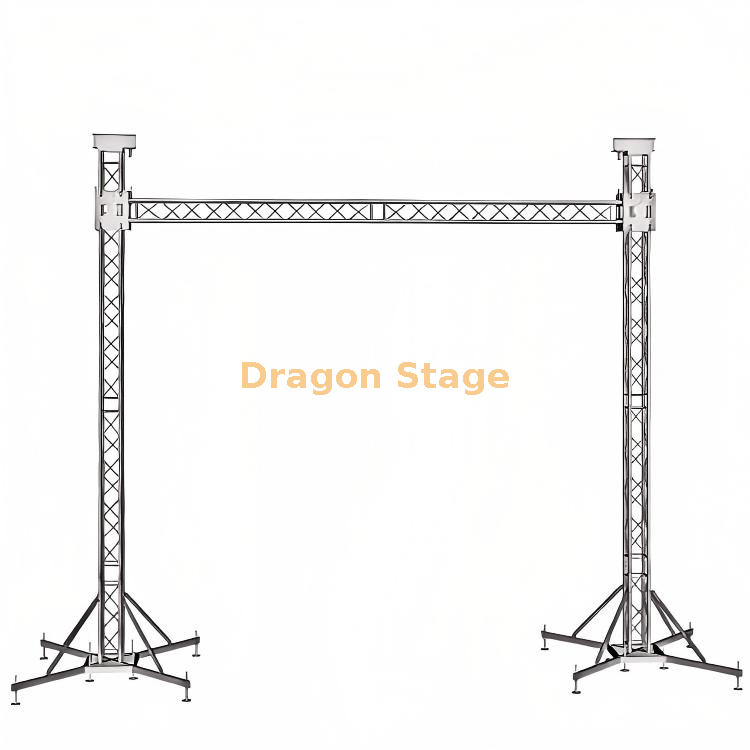 Armazón del soporte de la línea de meta del módulo de exposición del poste de la meta los 8x6m