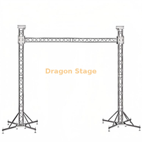 Armazón del soporte de la línea de meta del módulo de exposición del poste de la meta los 8x6m