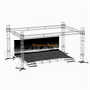 Fabricantes de armazones de escenario de iluminación portátil de aluminio 9x6x4m