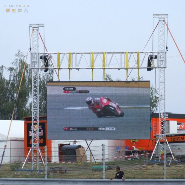 Estructura grande de aluminio el 18x7m del braguero de la ayuda de la pantalla de vídeo o del uso del acontecimiento LED