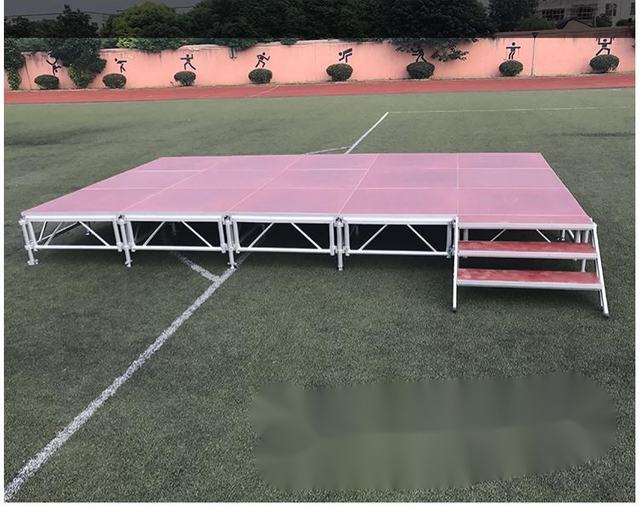 Escenario de concierto al aire libre portátil personalizado a la venta 7,32x7,32m