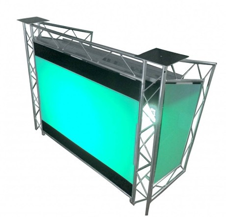 Tabla plana portátil de aluminio Global Truss DJ