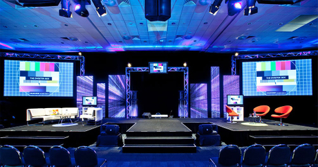 Estructura de armazón de tubo espacial con marco de escenario de aluminio para eventos