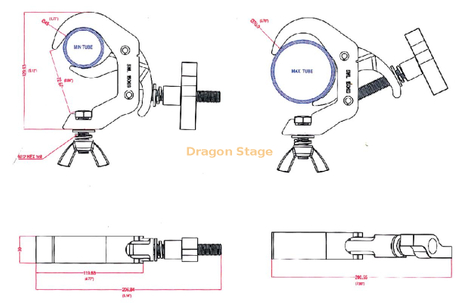 Abrazaderas DJ Pro Light Abrazaderas Global Truss Light