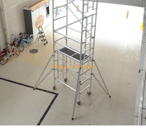 Sistema de andamio simple de aluminio Andamio Ringlock para construcción