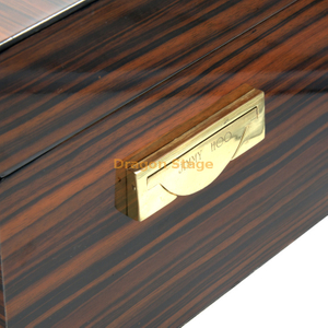 Productos para hombres Cinturón de cuero Empaquetado Cajas de regalo para hombre Diseño personalizado Caja de madera con cerradura de llave