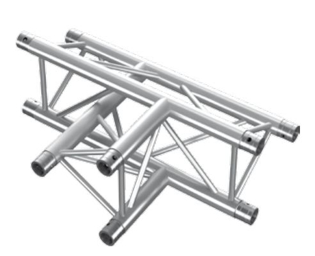 Armazón de escenario de aluminio de 50 × 2 tubos triangulares PT33-T39