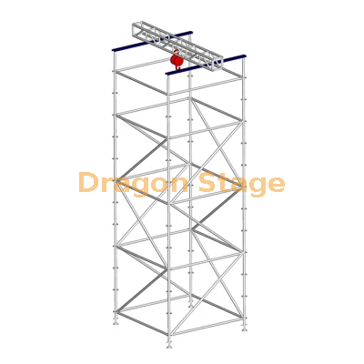 Truss Ringlock para Line Array con Polipasto 12m