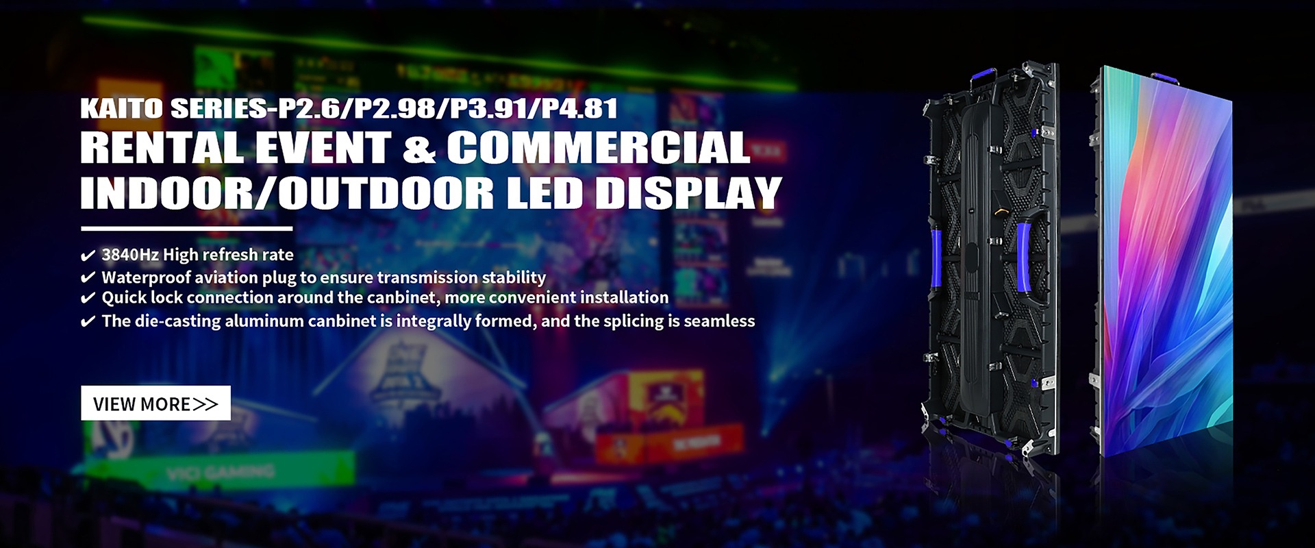 ALQUILER PANTALLA LED COMERCIAL PARA EVENTOS