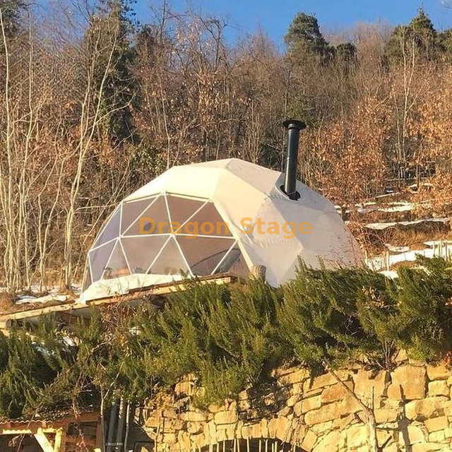 casa impermeable al aire libre de la tienda de la bóveda del lujo los 6m de los 20ft para el centro turístico que acampa del viaje